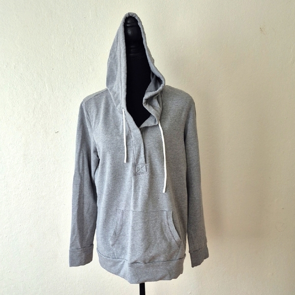 Lucy Gray Hoodie Kangeroo Pockets,  Sz L Good Condition - Picture 1 of 14